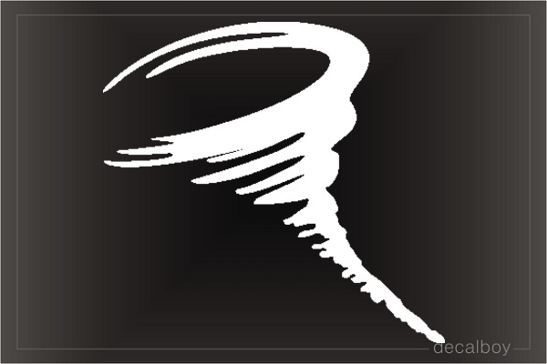 Tornado Car Decal