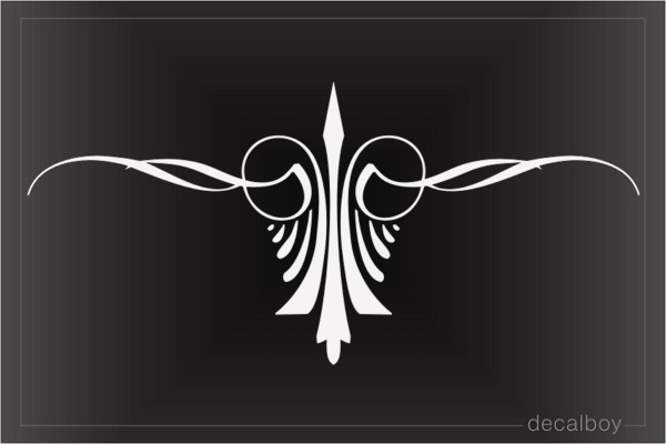 Pinstripe Vector Die-cut Decal