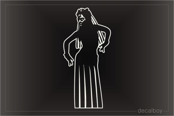 Tribal Dance Car Window Decal