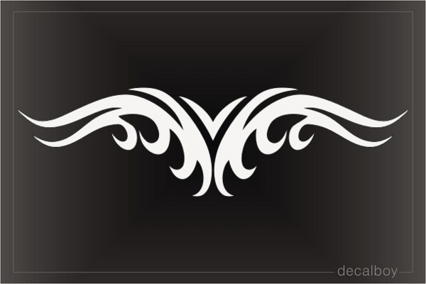 Tribal Demon Wings Decal