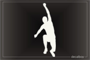 Triple Jump Sport Decal