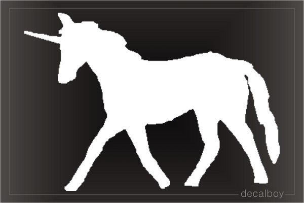 Unicorn 615 Car Window Decal