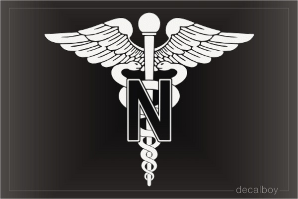 US Army Military Nurse Decal