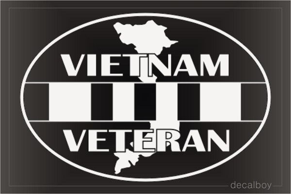 Vietnam Veteran Decal