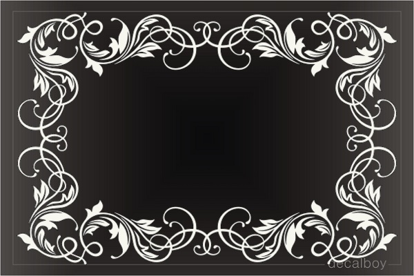 Vintage Frame Decal