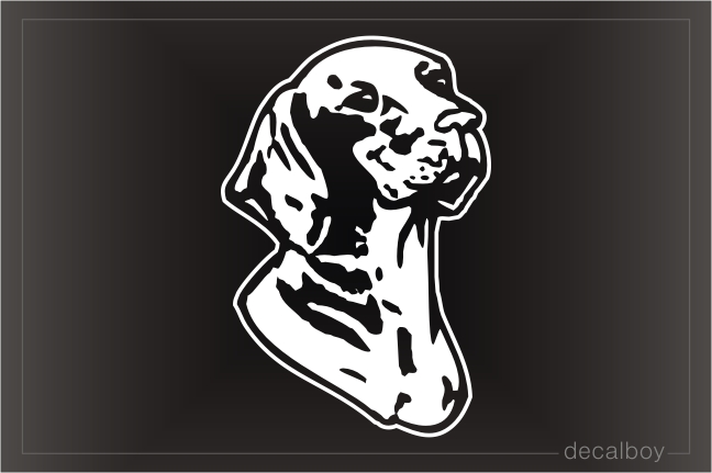 Vizsla Car Window Decal