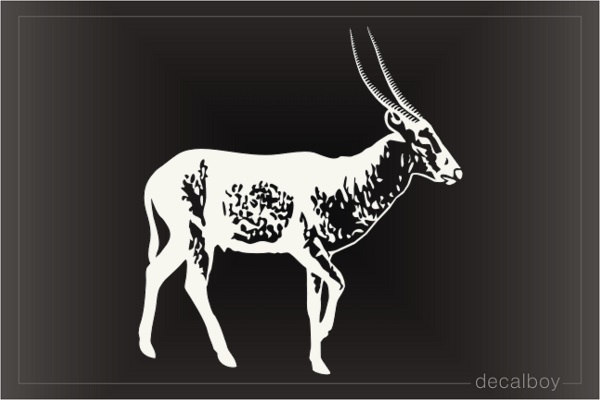 Waterbuck Antelope Safari Africa Window Decal