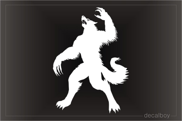 Werewolf Wolverine Car Decal