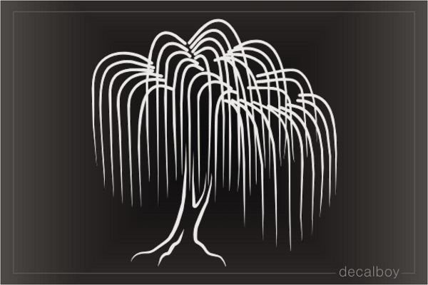 Willow Tree Window Decal