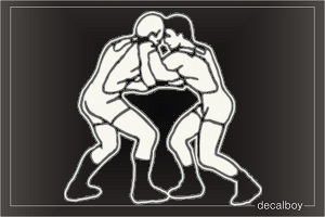 Wrestling 2312 Window Decal