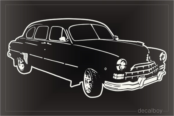 Zim Antique Car Car Decal
