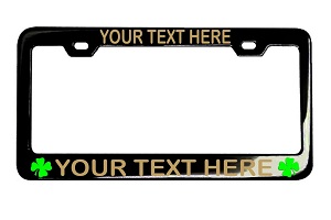 Black License Frame