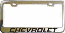 Chevrolet 123 License Frame