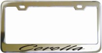 Corolla 321 License Frame