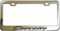 Corvette 321 License Frame