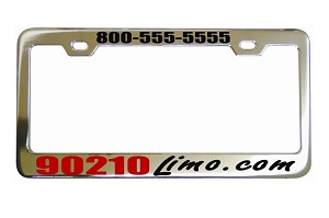 Custom With Business Logo License Frame