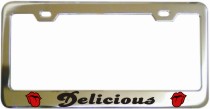 Delicious Frame Chrome License Frame