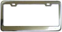 Plain Chrome License Frame