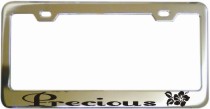 Precious Frame Chrome License Frame