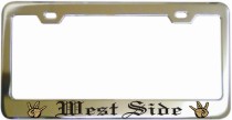 Westside Frame Chrome License Frame