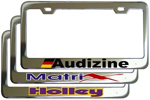 Upload Logo Custom License Frame