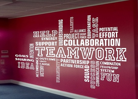 Teamwork Wall Decal