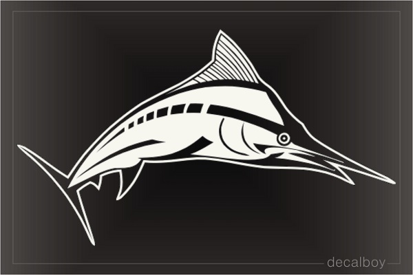 Swordfish 6 Window Decal