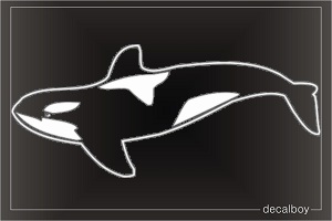 Orca Window Decal