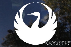 Swan Window Decal