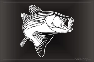 Bass Window Decal