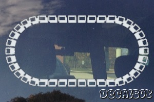 Round Board Car Decal
