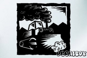 Bulldozer Window Decal