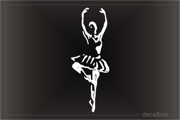 Russian Ballerina Car Window Decal