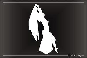 Belly Dancer 2 Car Window Decal