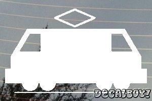 Cable Car Window Decal