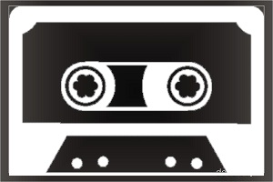 Cassette Car Decal