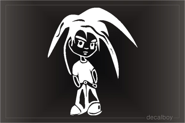 Boy Car Window Decal