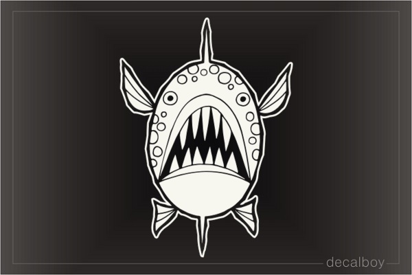 Fish 65 Car Window Decal