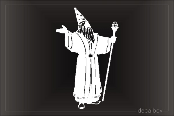 Wizard2 Car Window Decal