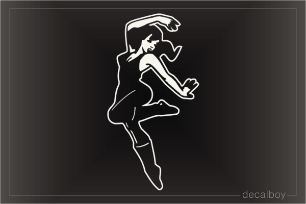 Blazer Dancer Girl Car Window Decal