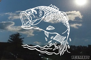 Largemouth Bass Window Decal