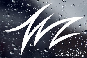 Zig-zag Art Die-cut Decal