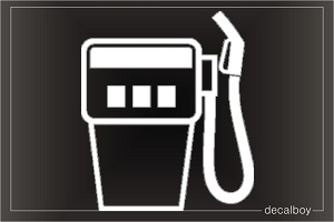 Gas Pump Car Decal