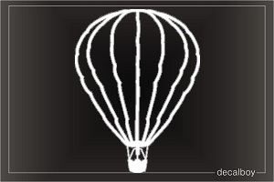Hot Air Balloon Car Decal