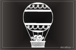 Hot Air Balloon 55 Car Decal