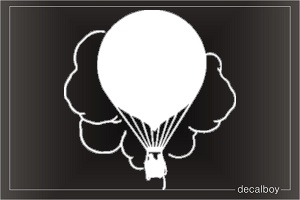 Hot Airballoon Car Decal