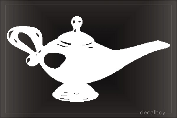 Lamp Car Window Decal