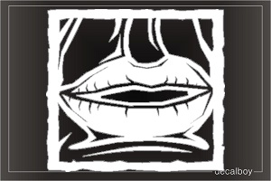 Mouth Car Decal