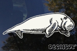 Manatee Window Decal