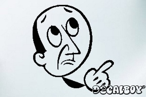 Bad News Car Window Decal